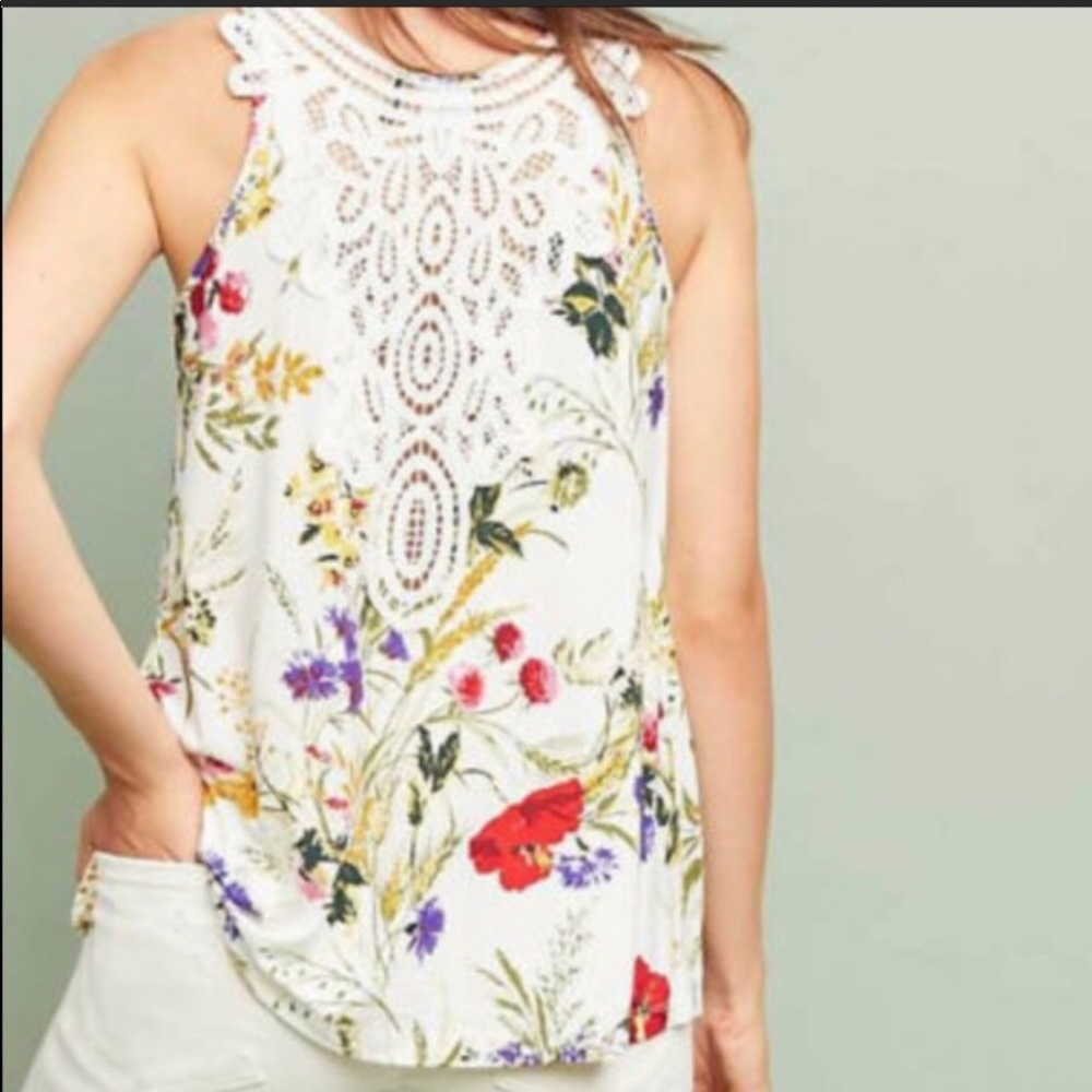 Anthropologie Akemi & Kin Epoca crocheted tank - Picture 6 of 6